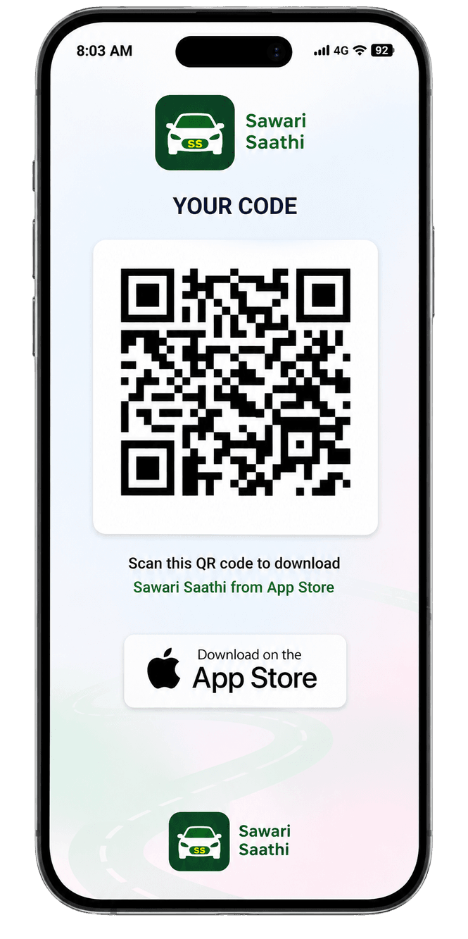 Sawari Saathi iOS QR